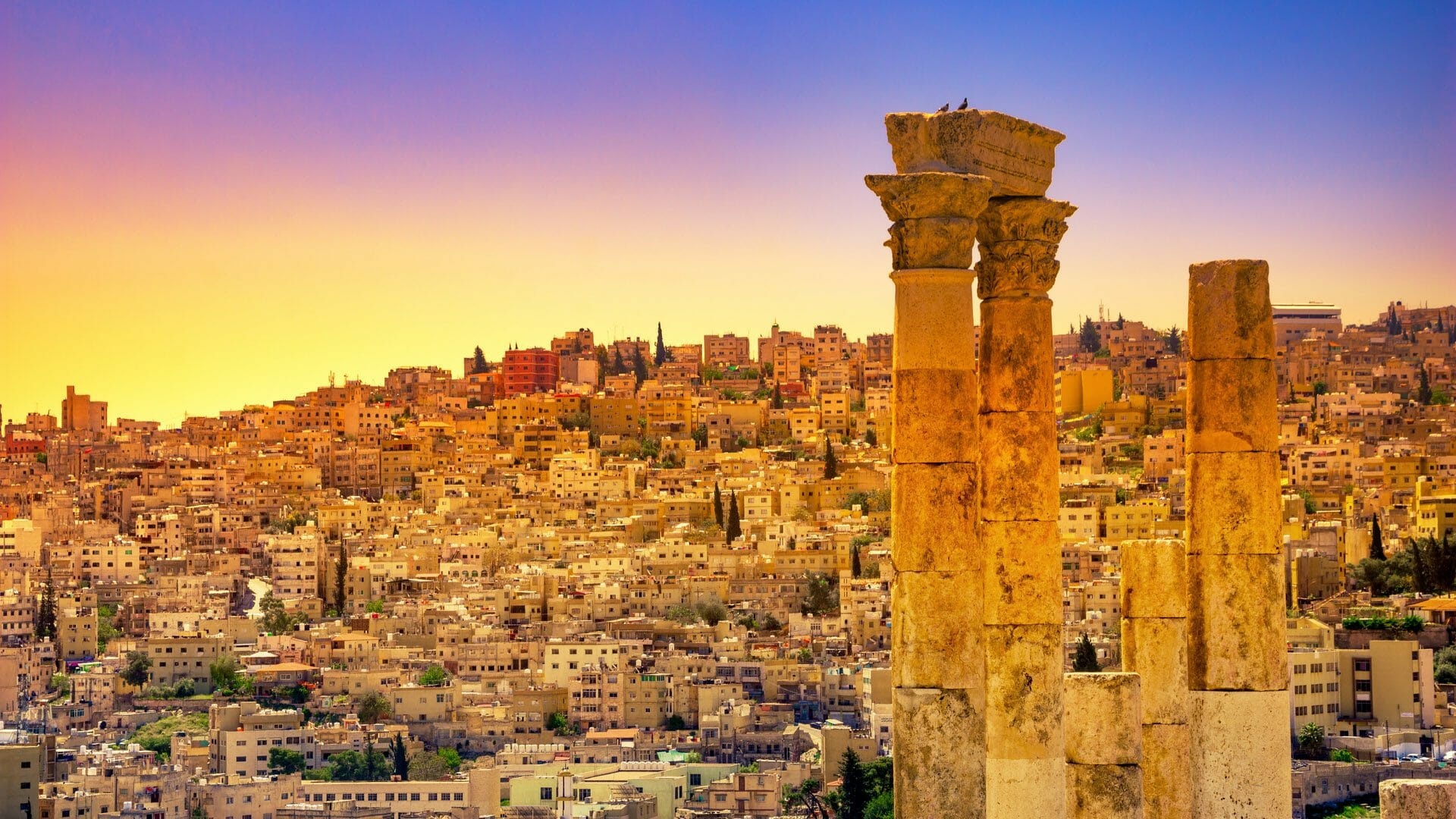Amman Jordan wallpapers, Urban landscapes, Modern cityscape, Architectural marvels, 1920x1080 Full HD Desktop