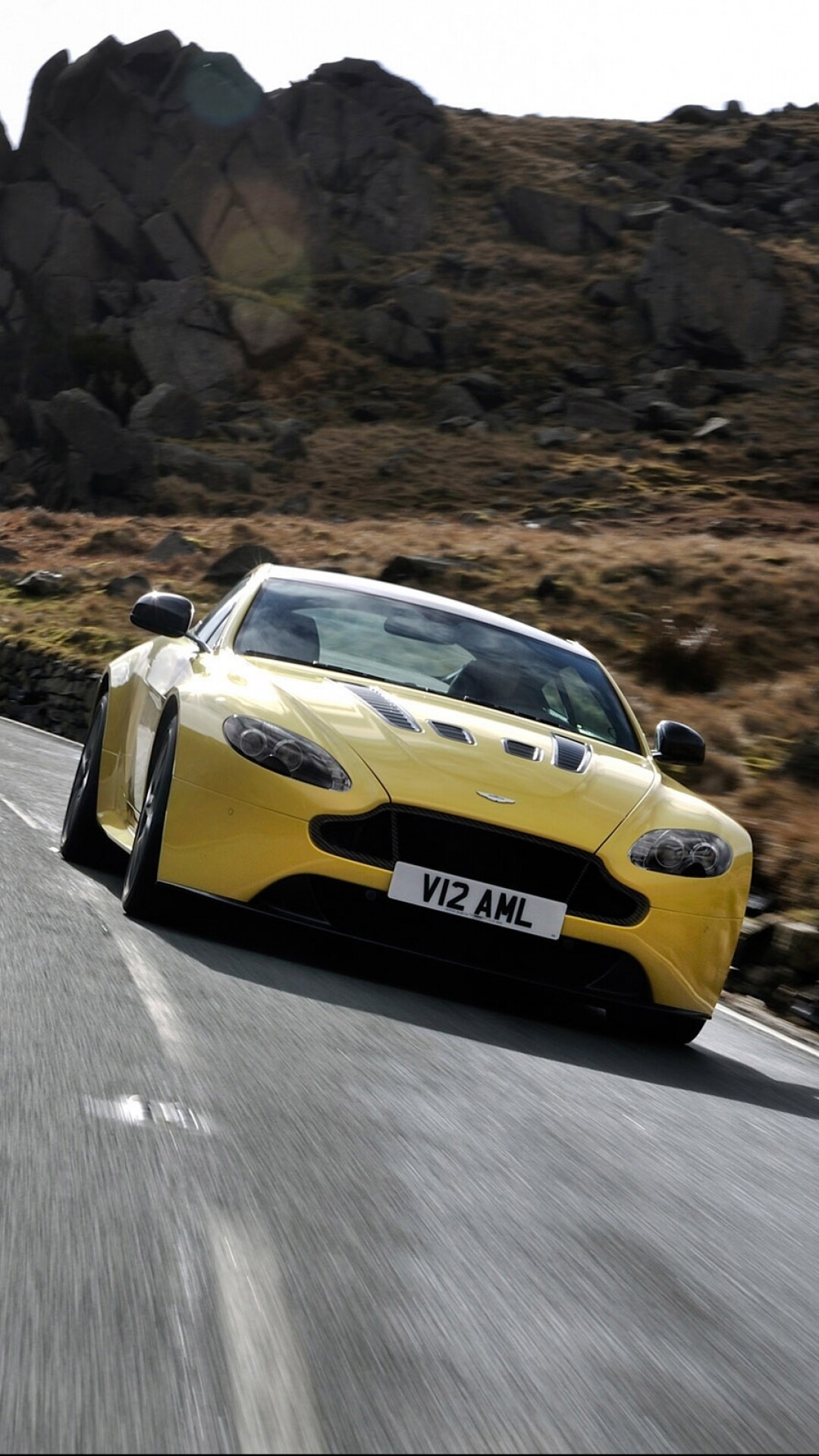 Aston Martin, V12 Vantage, Mobile, Abyss, 1080x1920 Full HD Phone