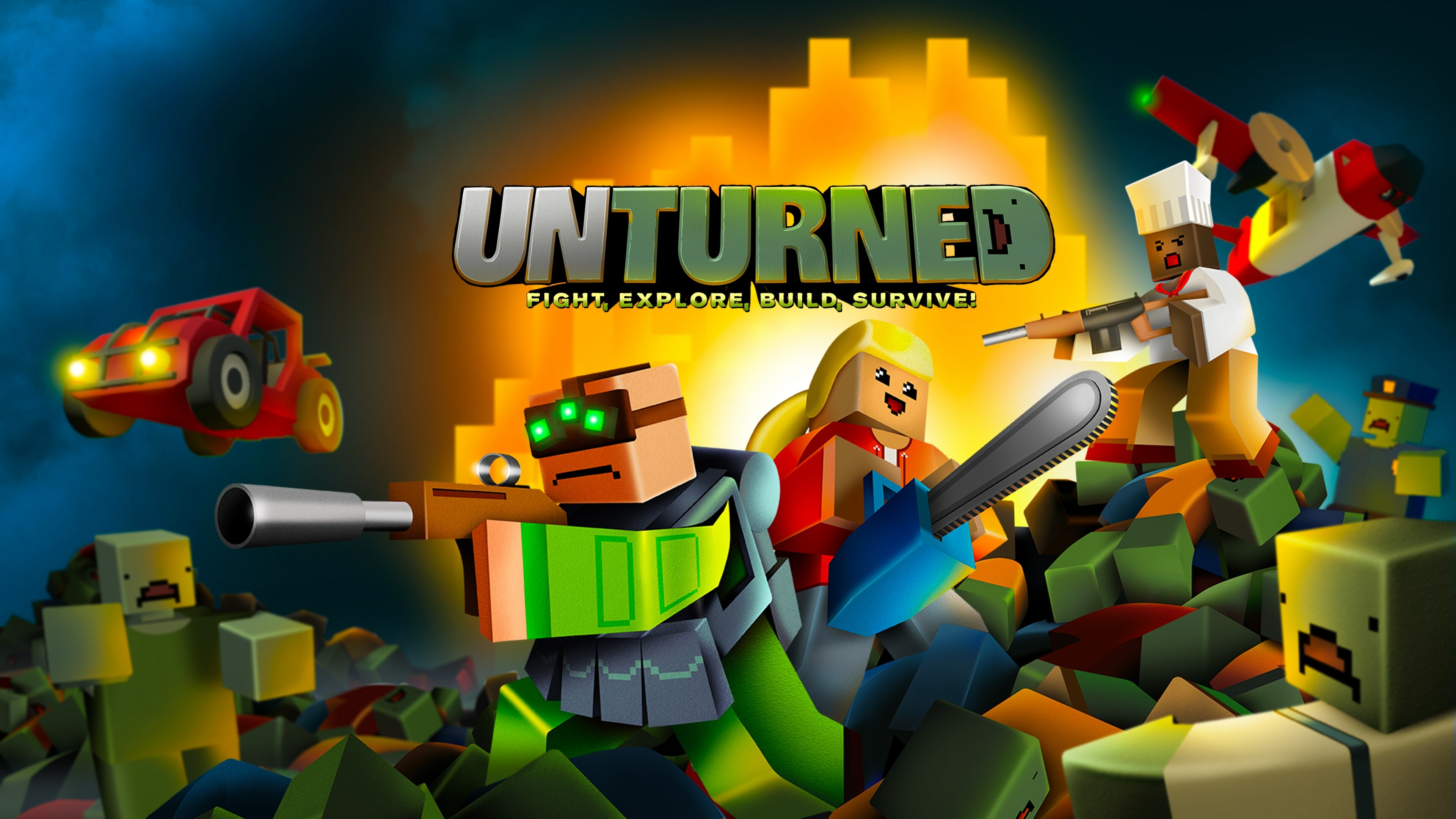 Unturned, Roblox Wallpaper, 3840x2160 4K Desktop