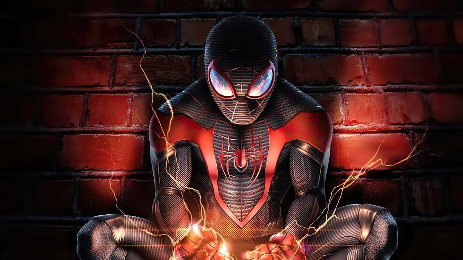 Desktop 4K Dark Spider Man - AMOLED Dark S...