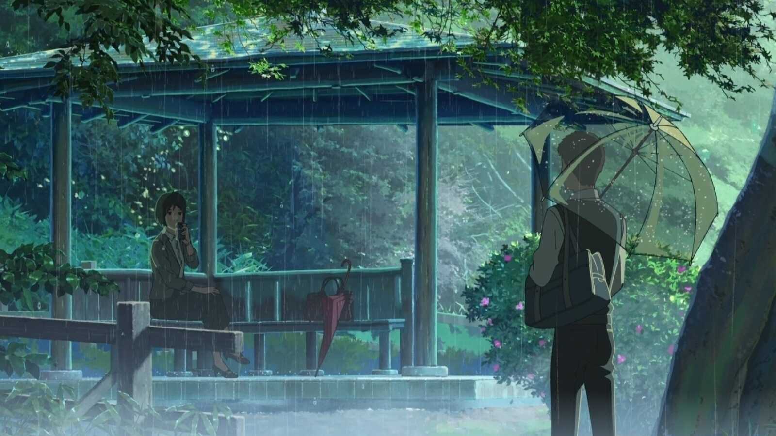 Desktop 1080P The Garden Of Words - The Ga...
