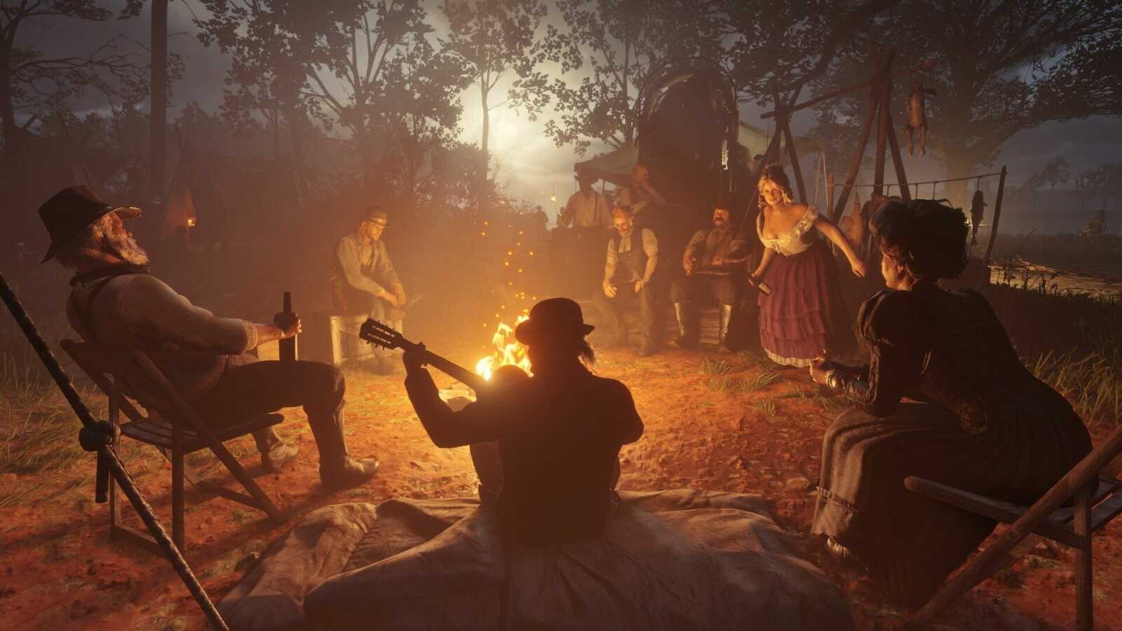 Van Der Linde Gang Campfire