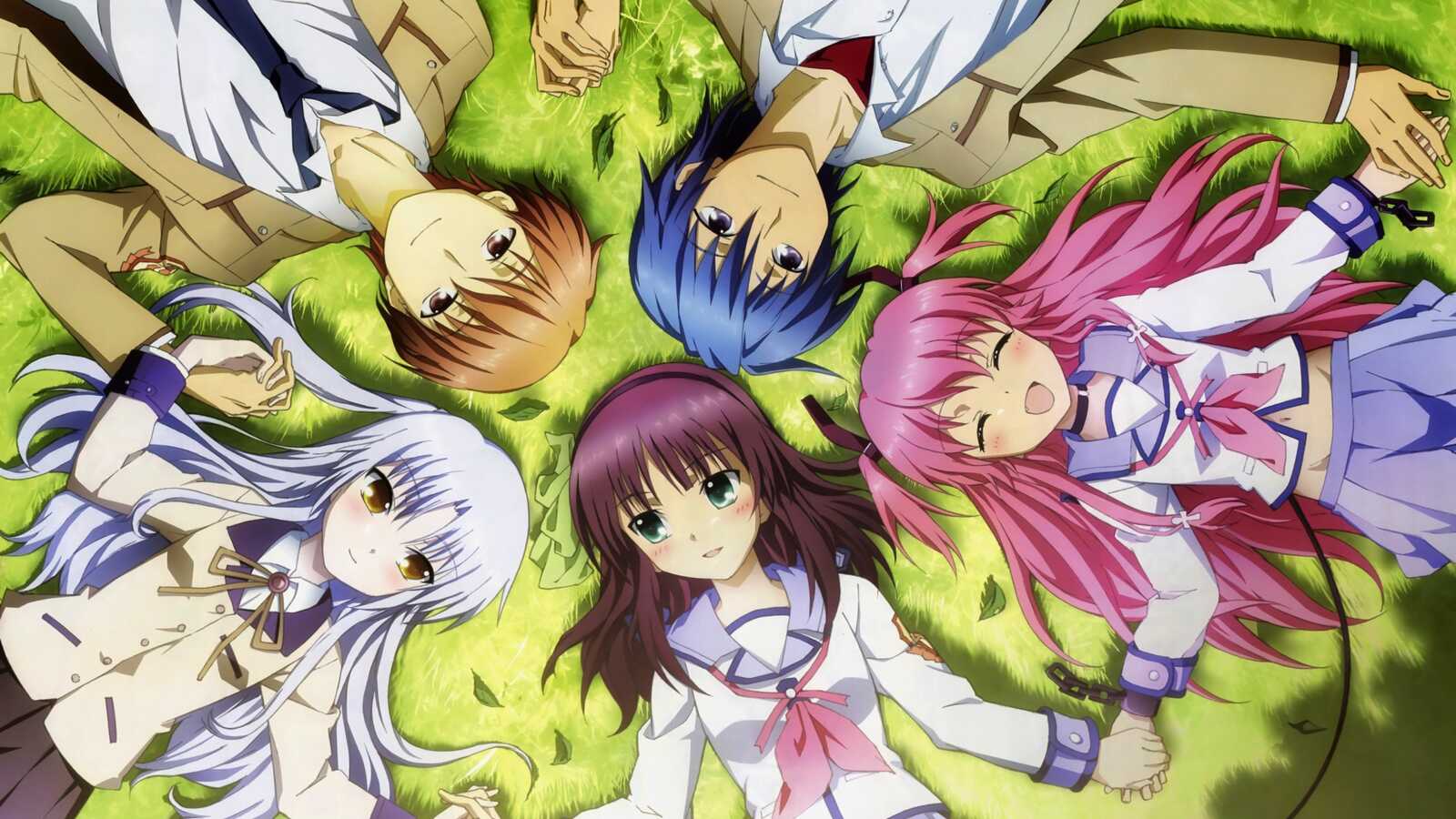 Desktop 4K Angel Beats Anime - Angel Beats! on MacBook Pro 16"