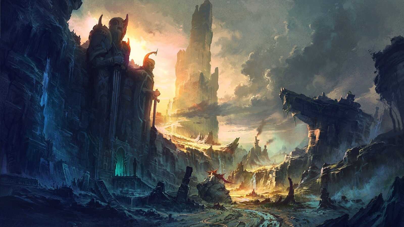 Desktop 1080P High Fantasy - High Fantasy Castles
