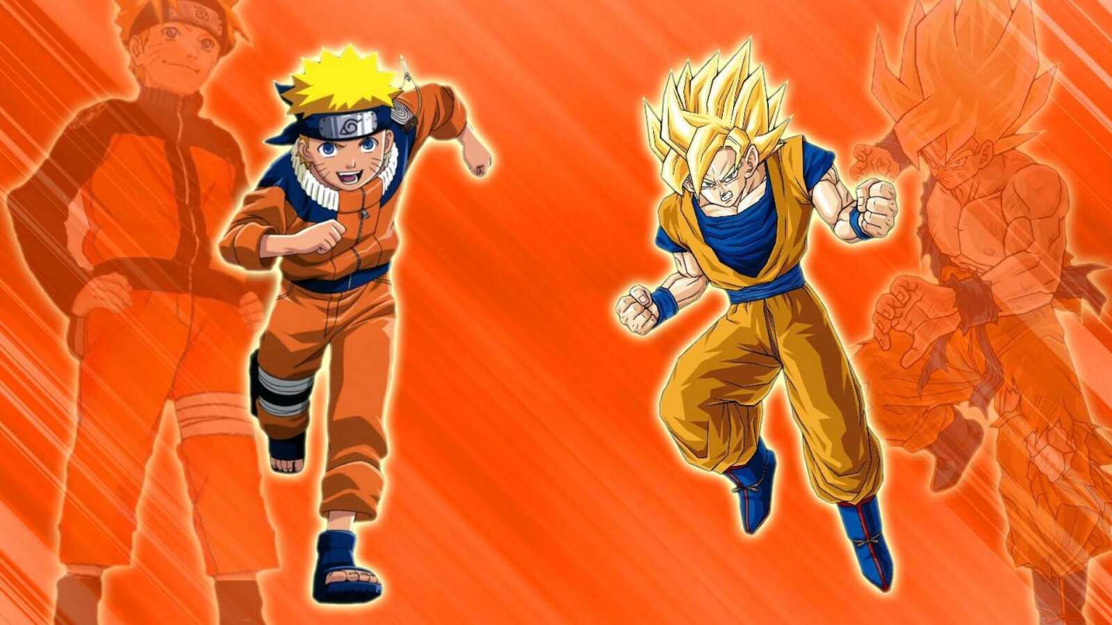Desktop 1080P Goku And Naruto - Goku and Naruto