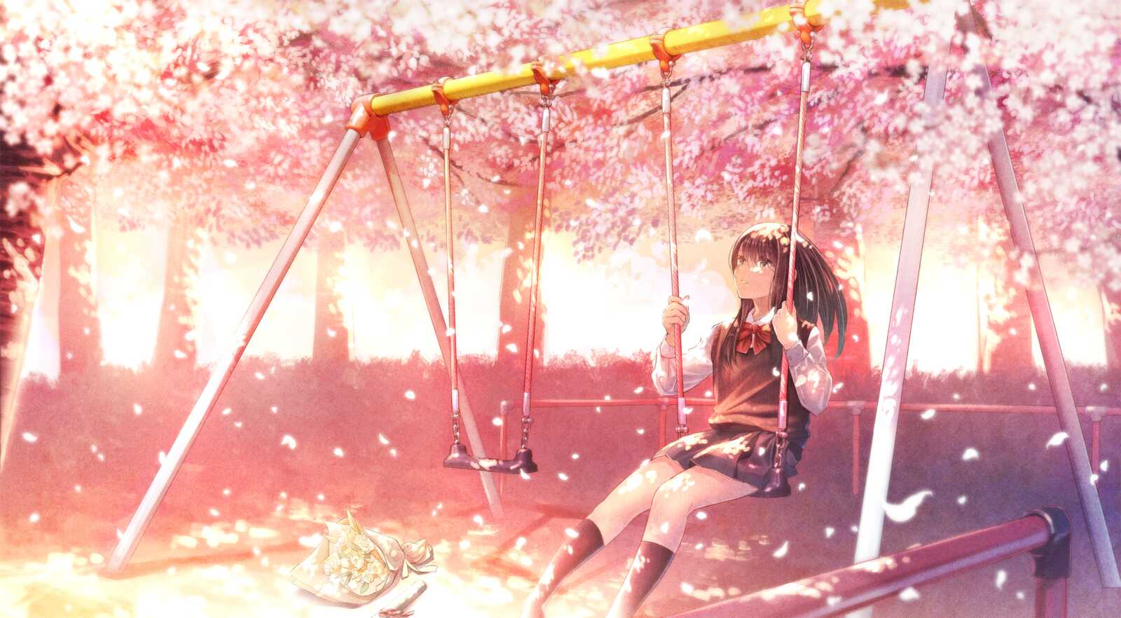 Desktop Hd Cherry Blossom Anime - Cherry Blossom