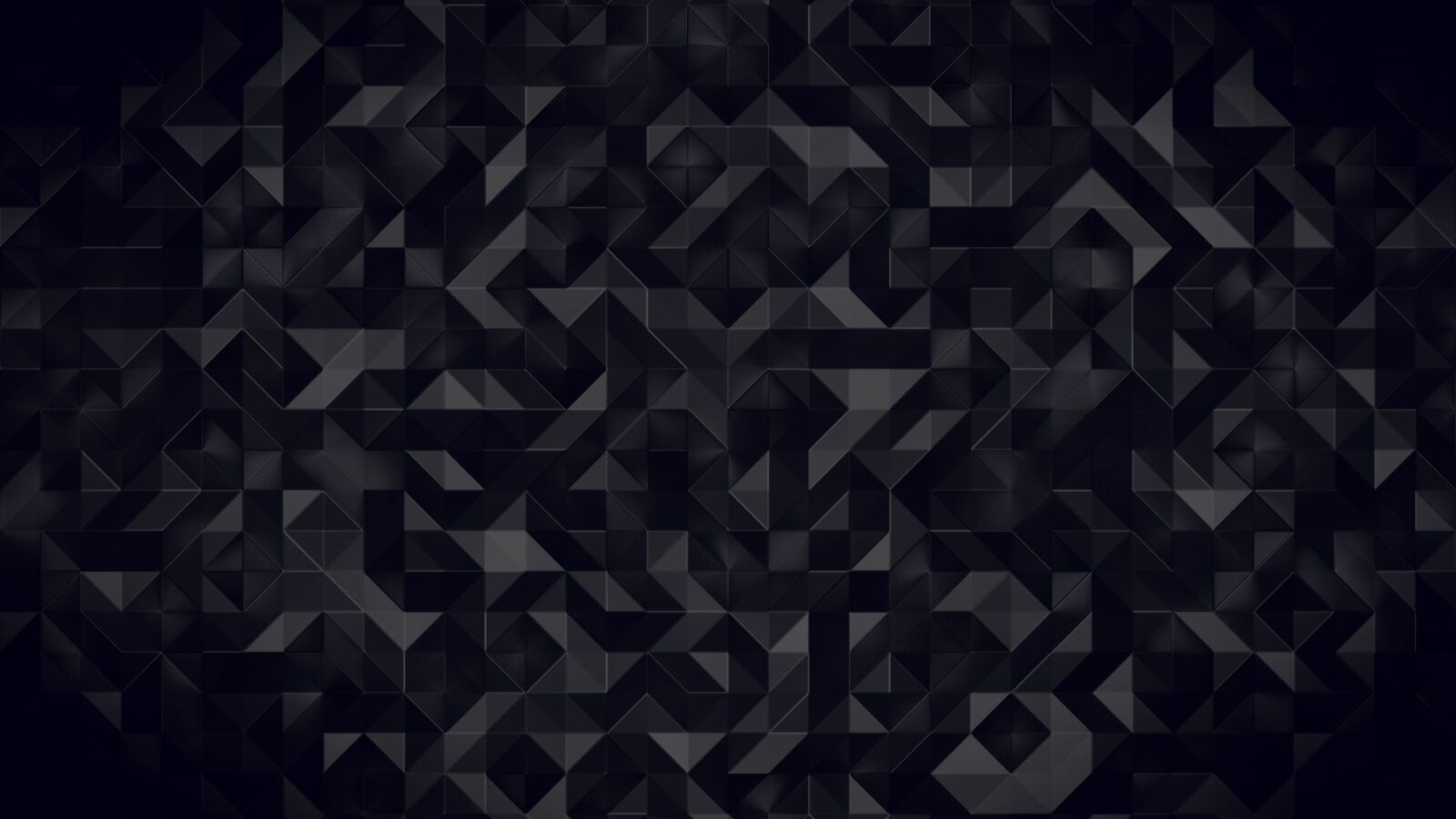 Black Geometric Mosaic