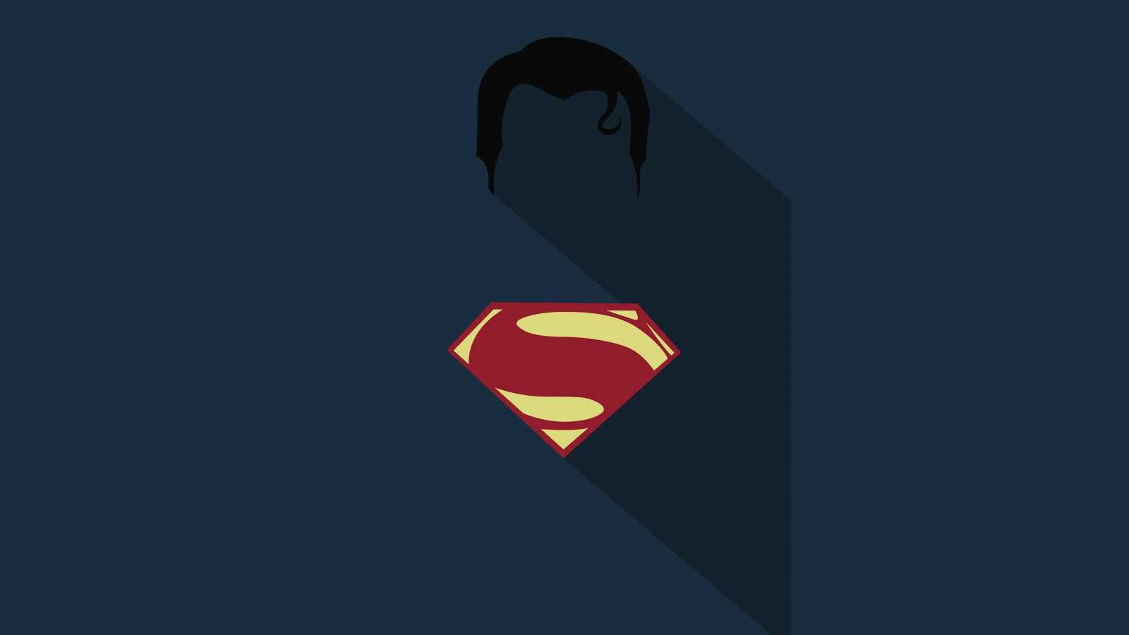 Minimalist Superman Art