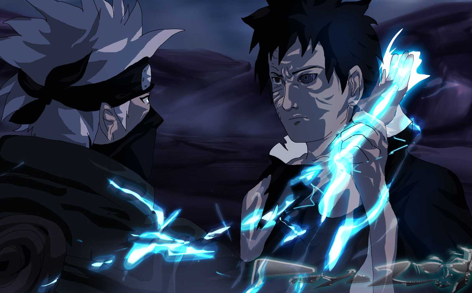 Desktop Hd Obito Vs Kakashi - Obito vs Kakashi on MacBook Pro 16"