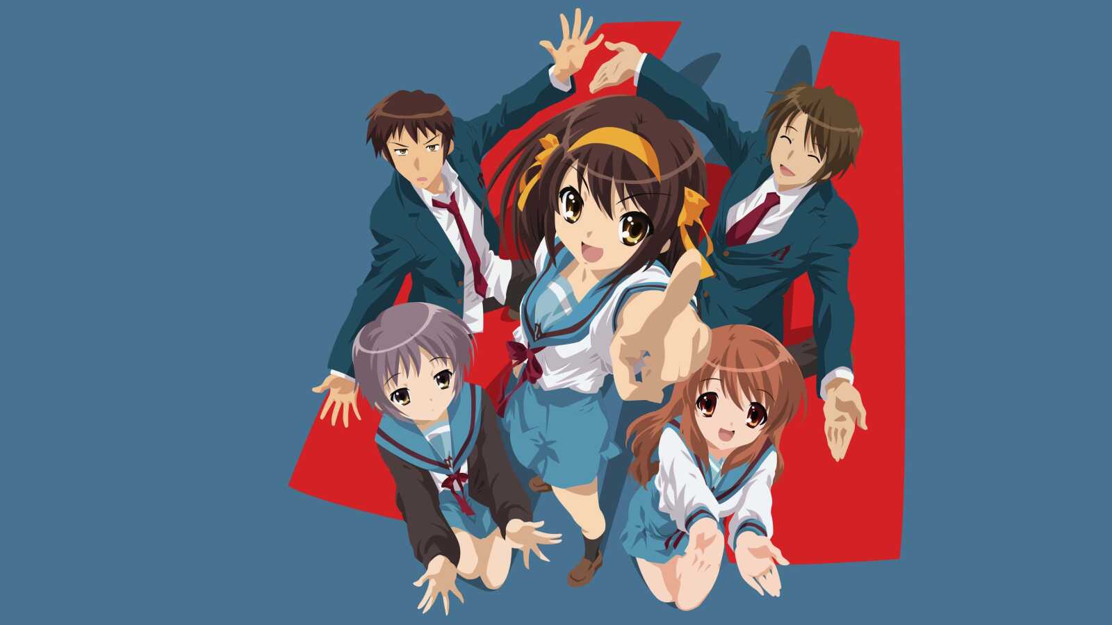 Desktop 4K Haruhi Suzumiya - Haruhi Suzumiya
