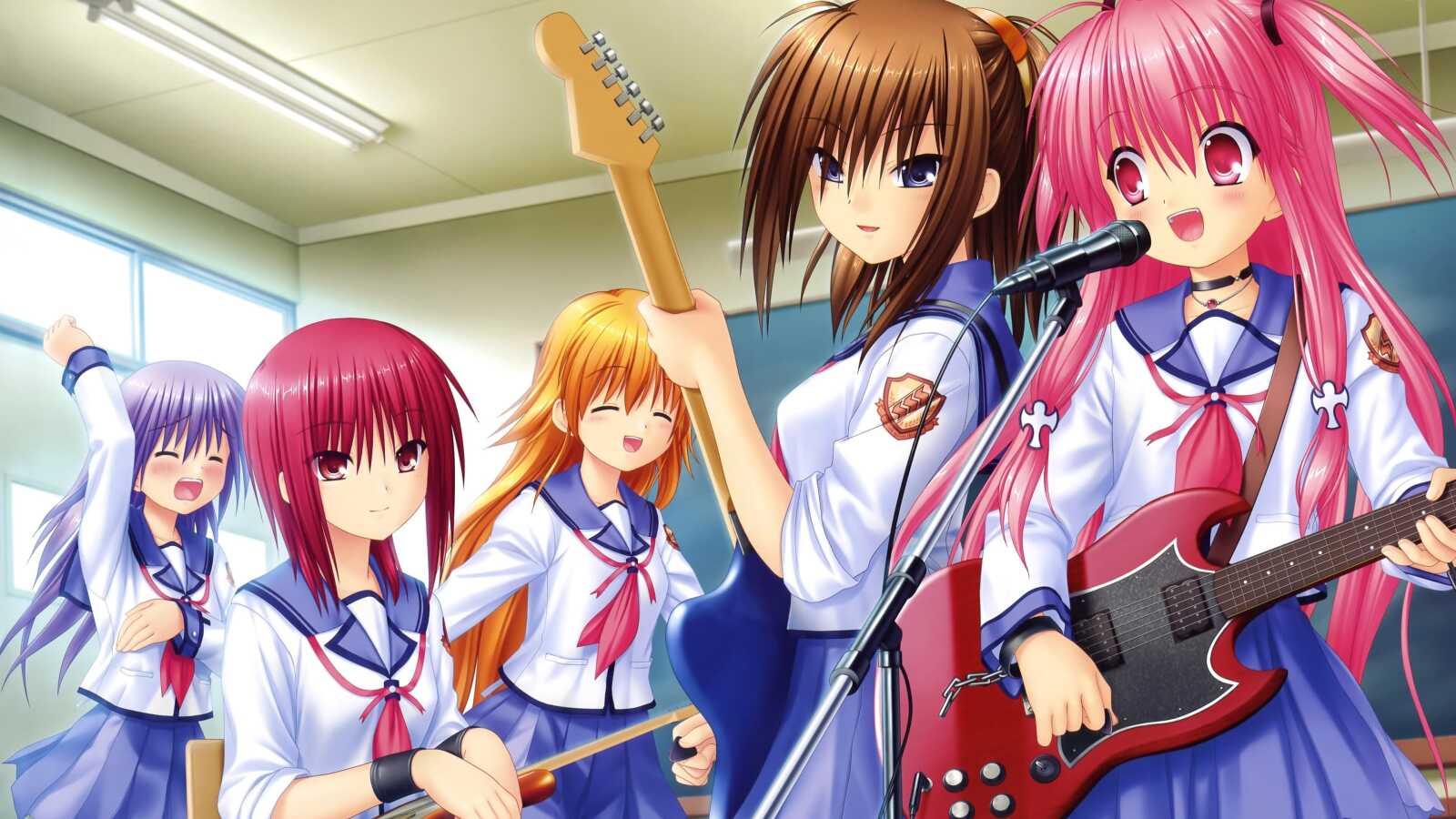 Desktop 4K Angel Beats Anime - Angel Beats! on MacBook Pro 16"