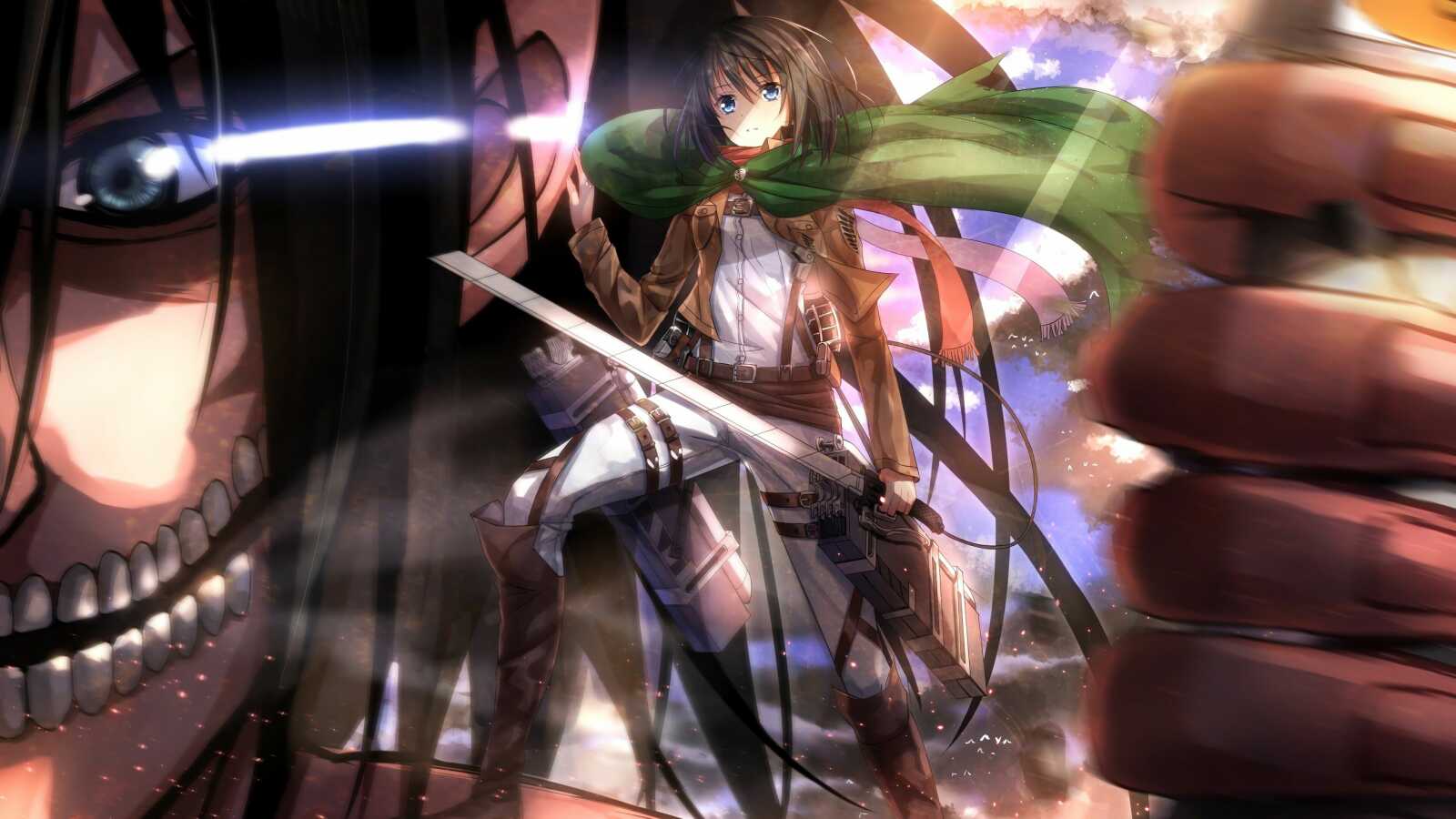 Desktop 4K Attack On Titan Tv Series - Att...