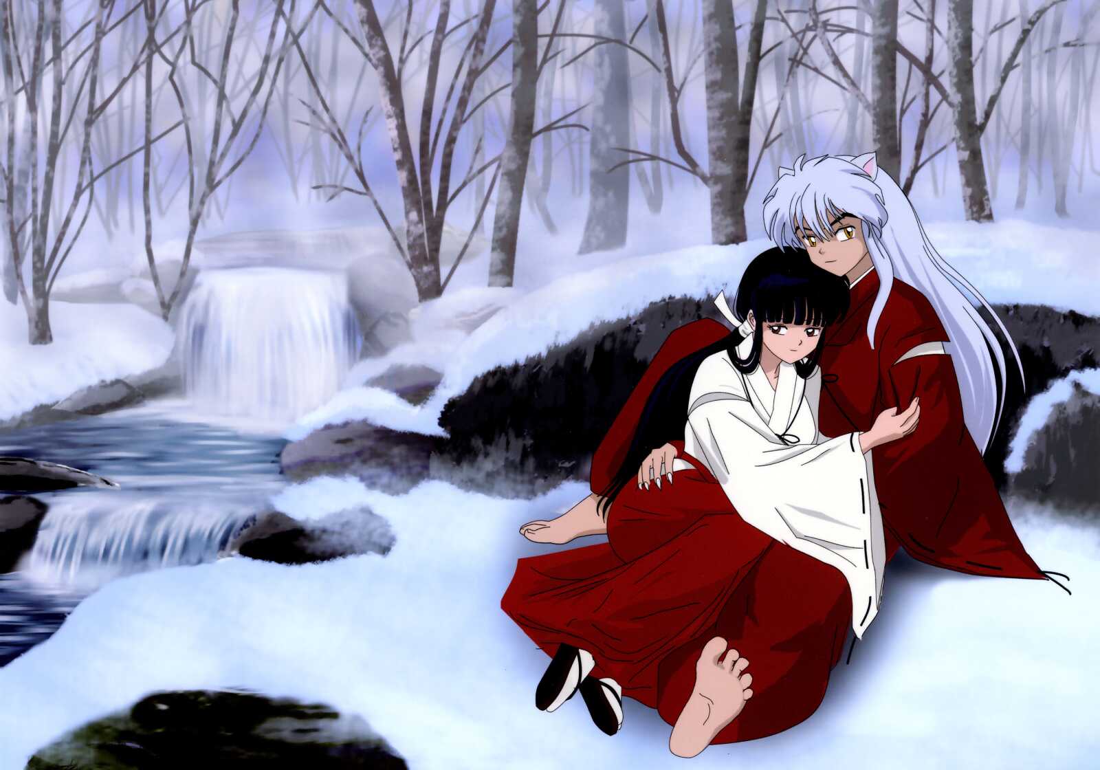 Desktop Hd Inuyasha And Kagome - InuYasha...