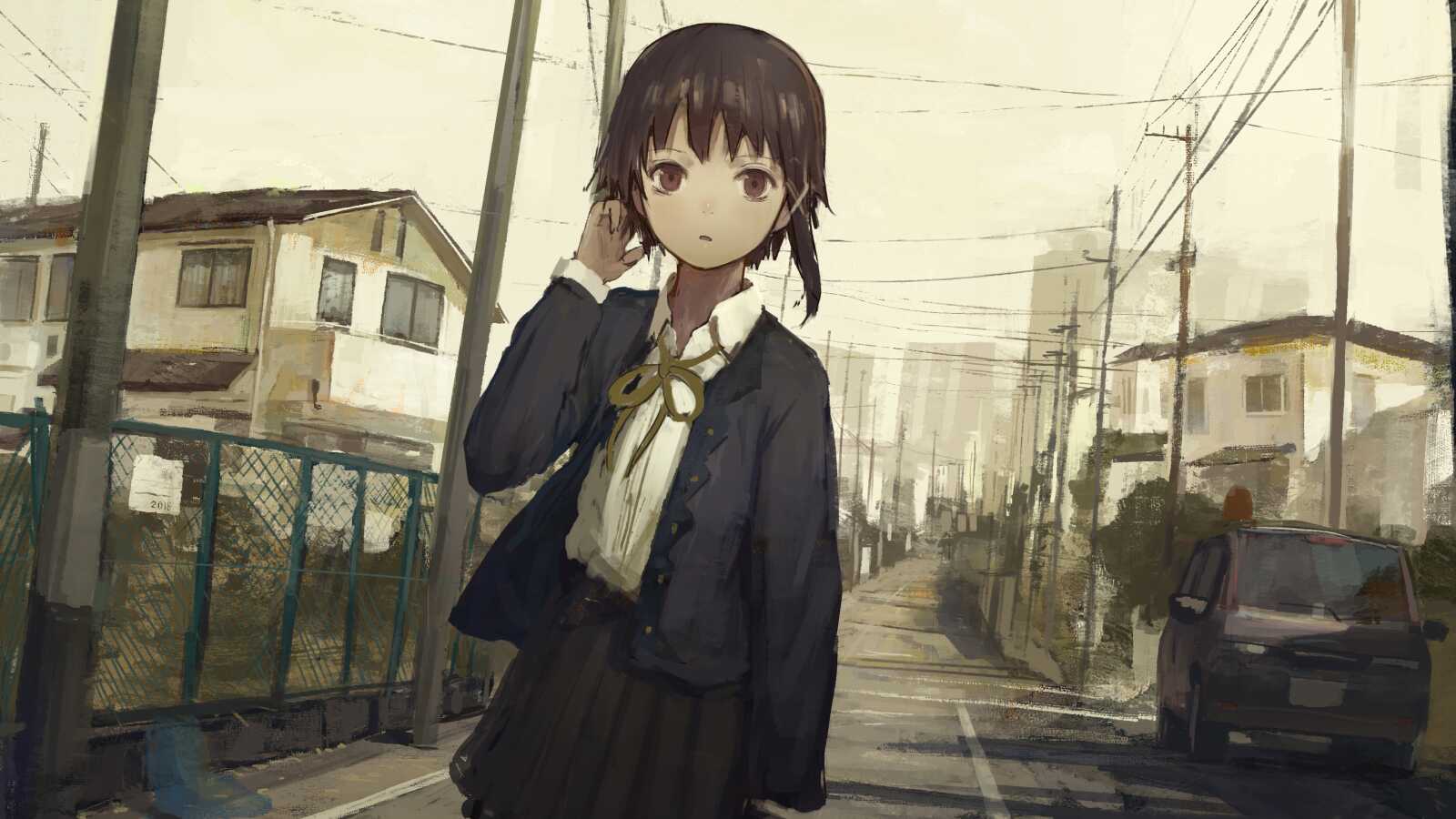 Desktop 4K Serial Experiments Lain - Seria...
