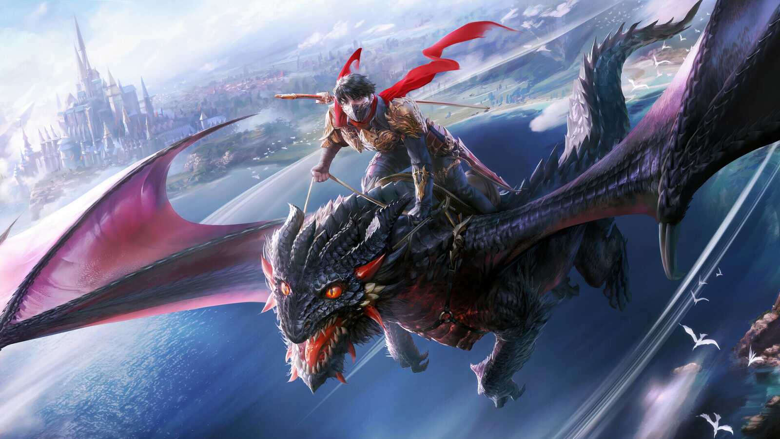 Black Western Dragon