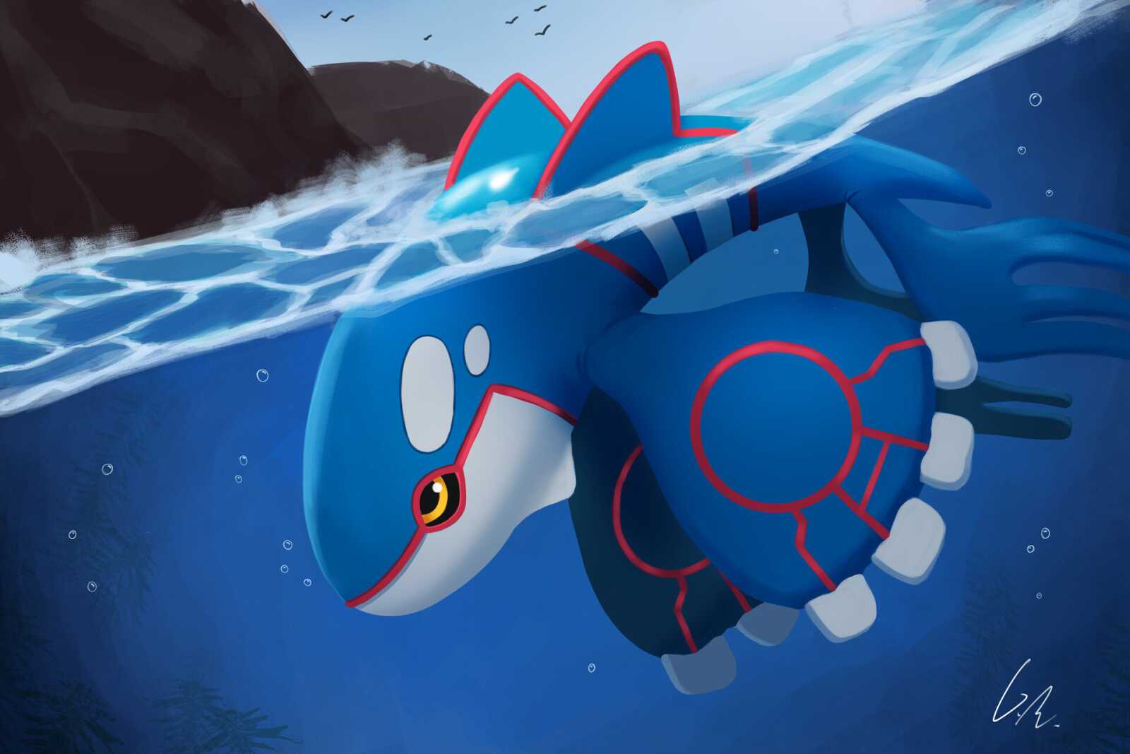 Desktop Hd Kyogre - Kyogre