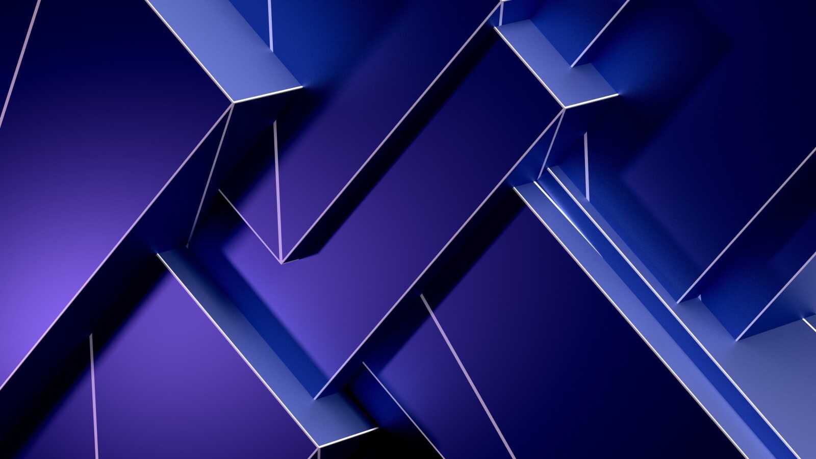 Desktop 4K Geometric Abstract - AMOLED Geo...
