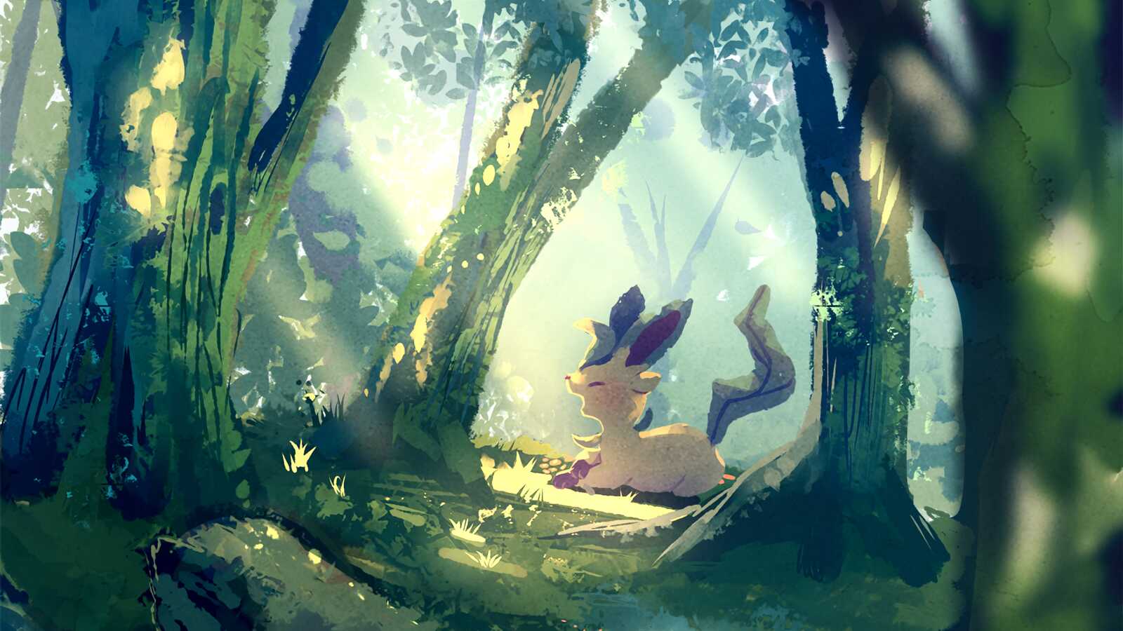 Desktop Hd Leafeon - Leafeon