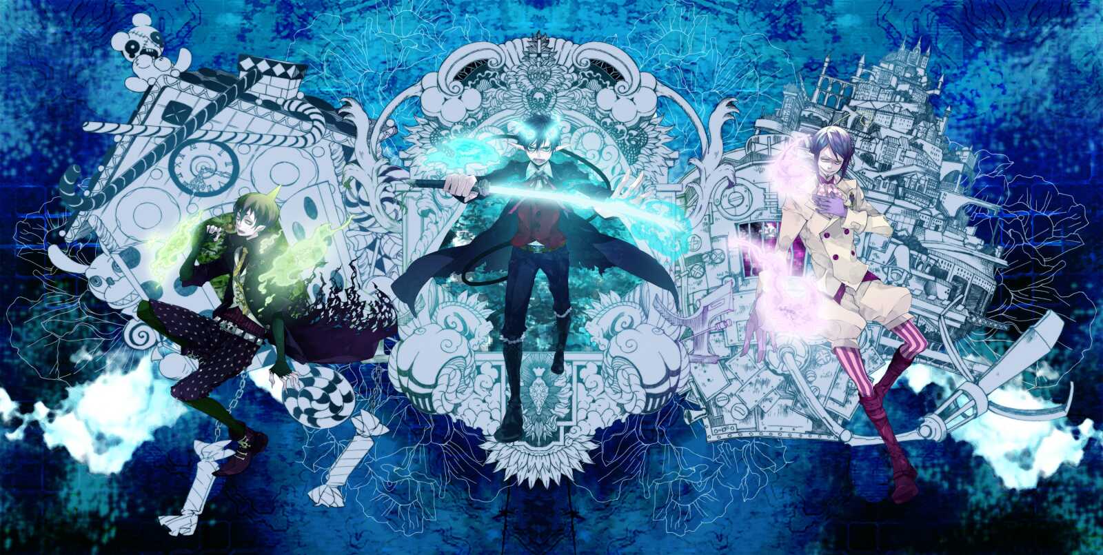 Desktop Hd Blue Exorcist - Blue Exorcist