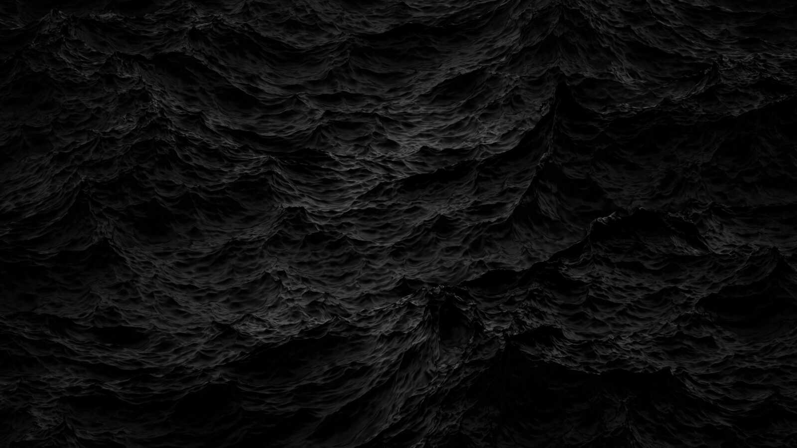 Black Rippled Water Surface