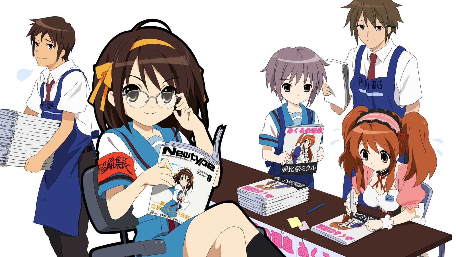 Desktop 4K Haruhi Suzumiya - Haruhi Suzumiya