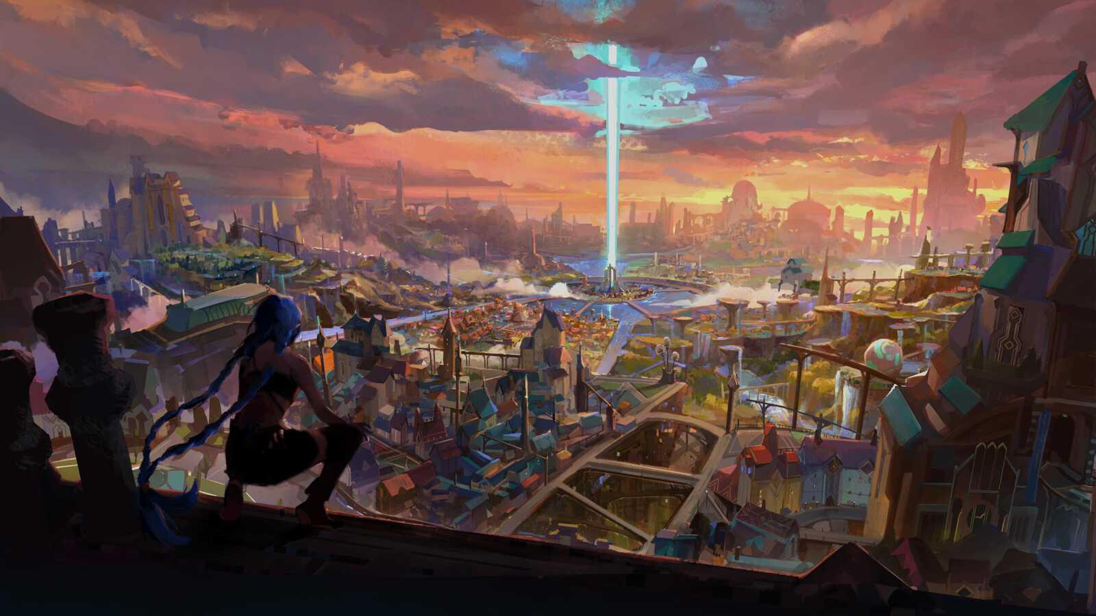 Jinx Rooftop Crouch