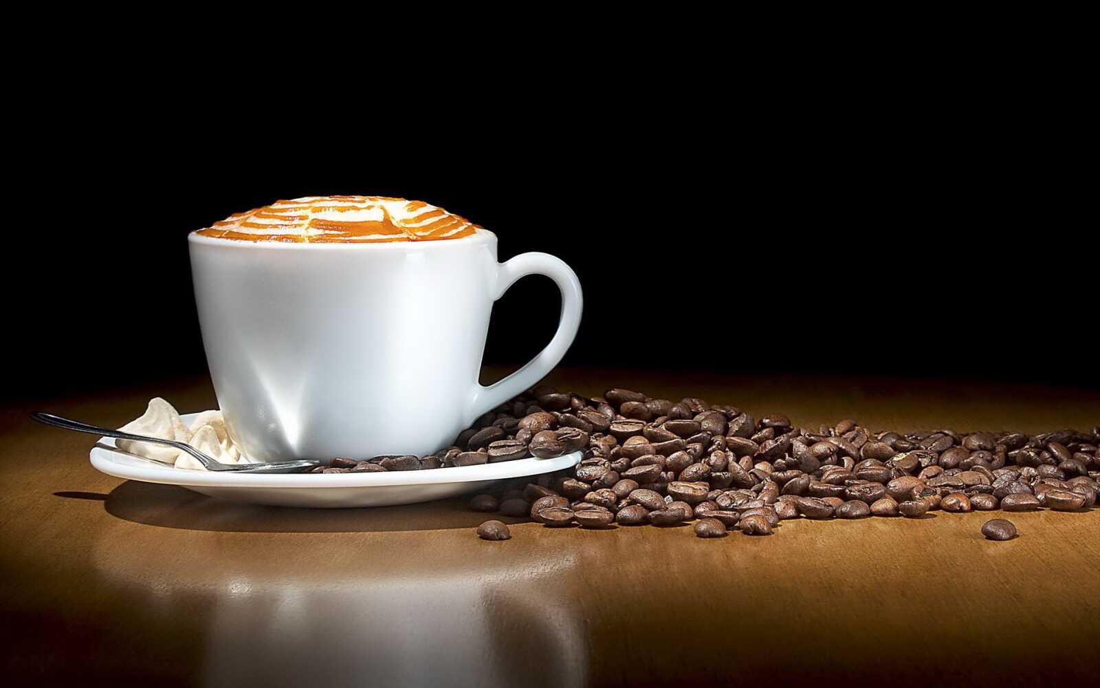 White Cappuccino Cup Saucer