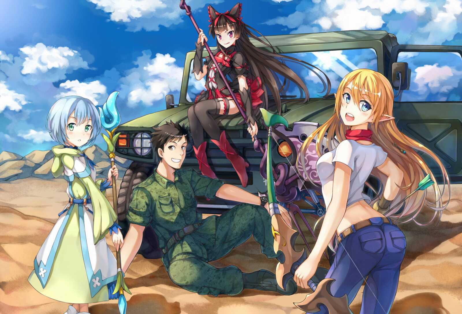 Desktop Hd Gate Anime - Gate