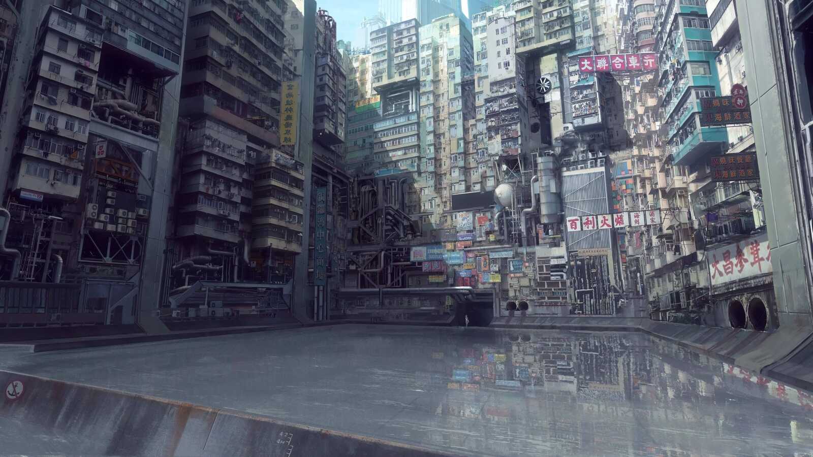 Desktop Hd Anime City - Anime City