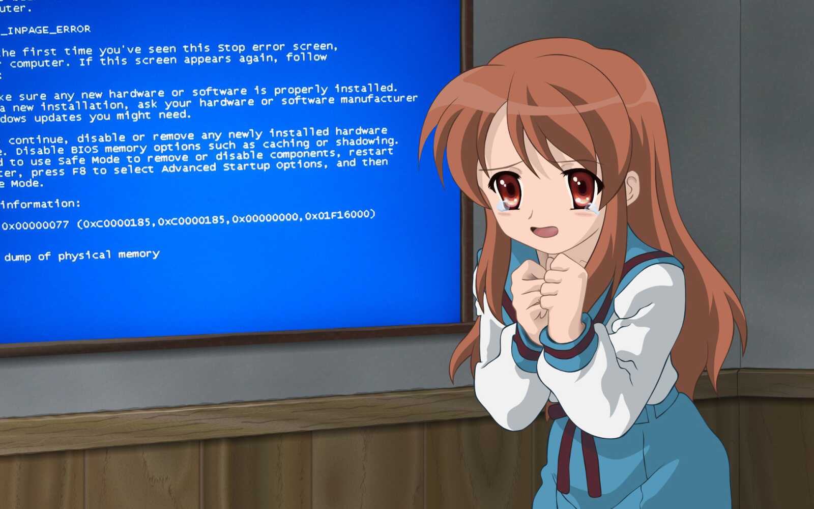 Desktop Hd The Melancholy Of Haruhi Suzumi...