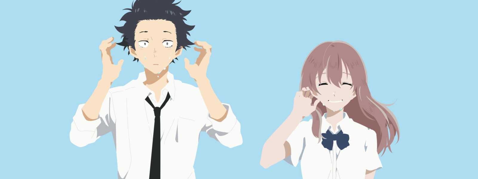 Desktop Dual Screen A Silent Voice Anime -...