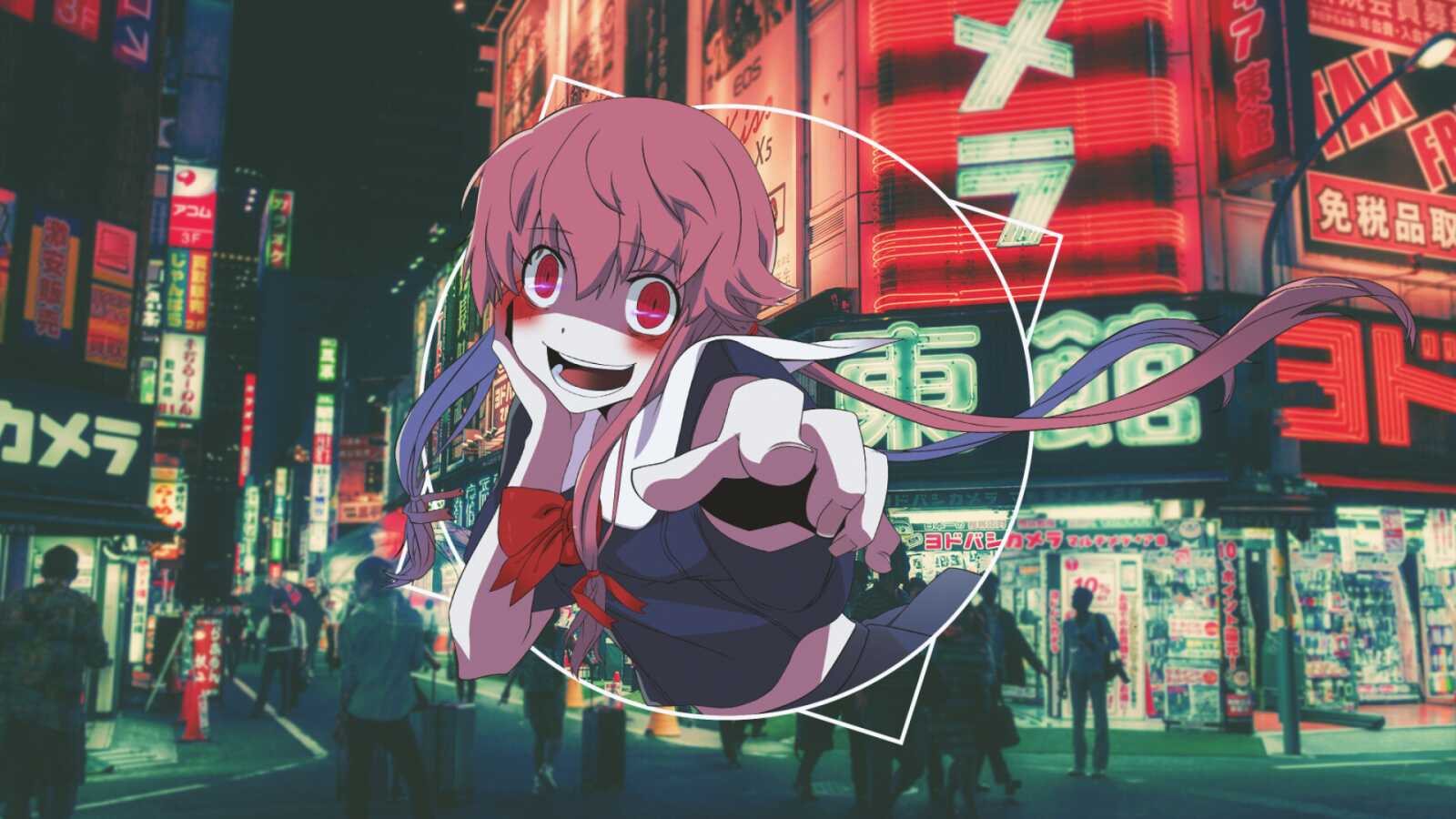Desktop 1080P Gasai Yuno - Gasai Yuno