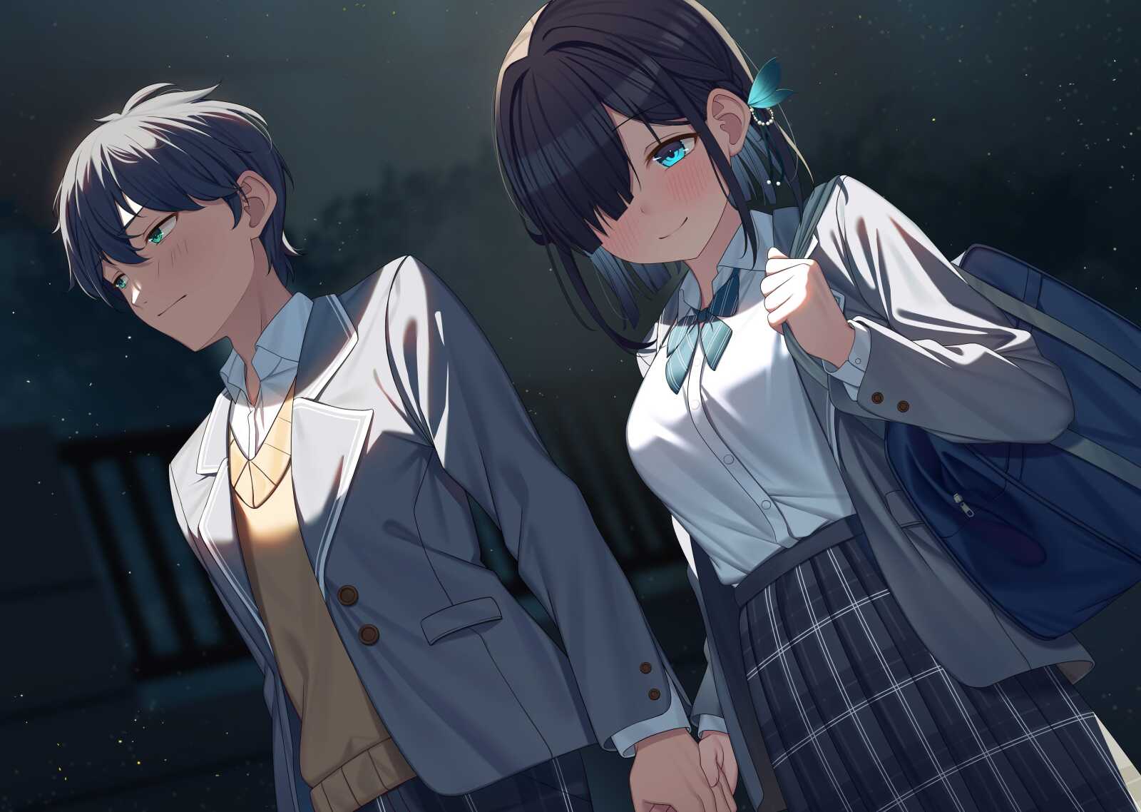Desktop Hd Anime Couple - Anime Couple