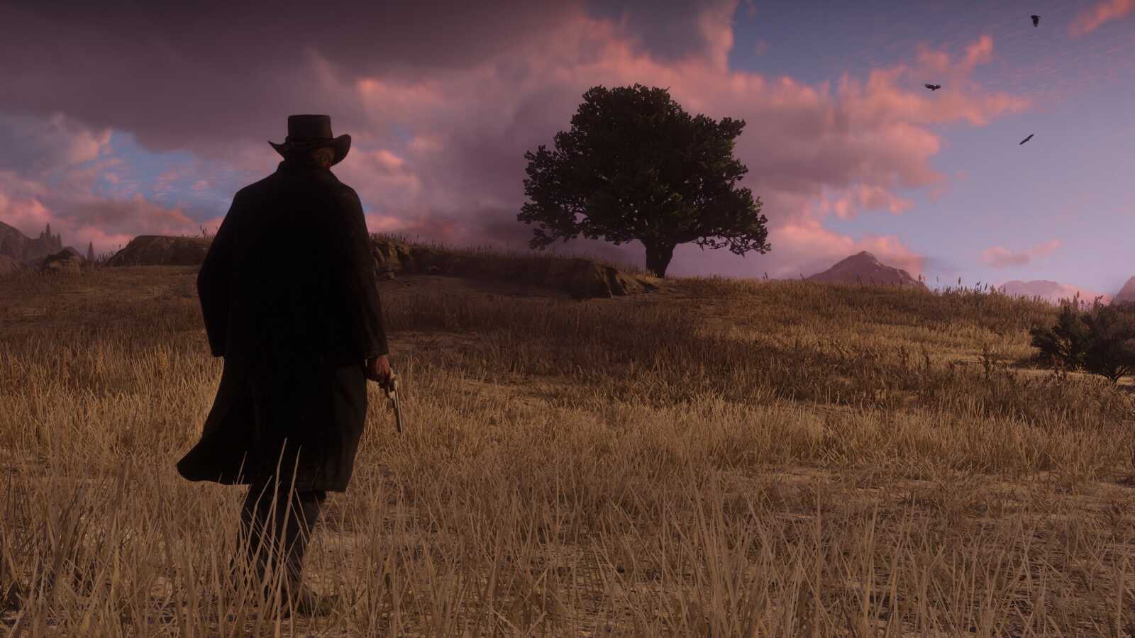 Cowboy With Drawn Revolver