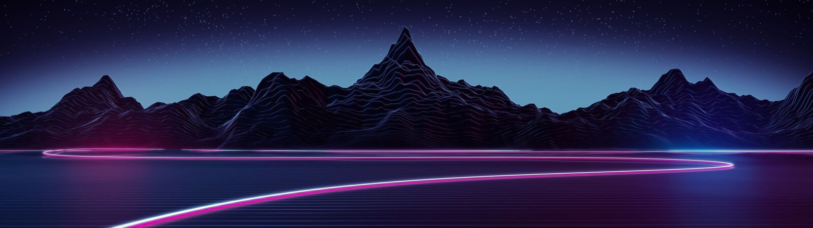 Desktop Dual Monitors Neon Abstract - AMOL...