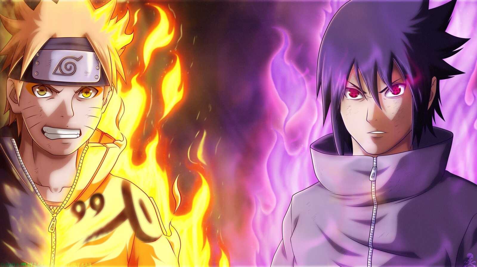 Desktop Hd Sasuke And Naruto - Sasuke and Naruto