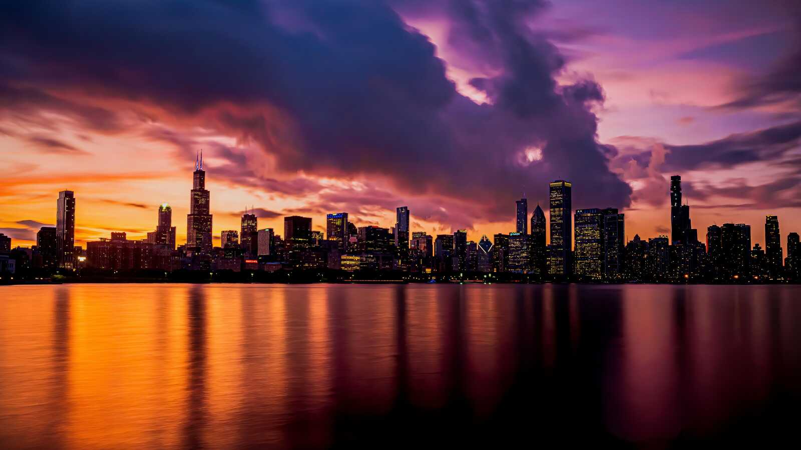 Chicago Skyline Wallpapers 44 Images WallpaperCat chicago-skyline-wallpapers-44-images-wallpapercat