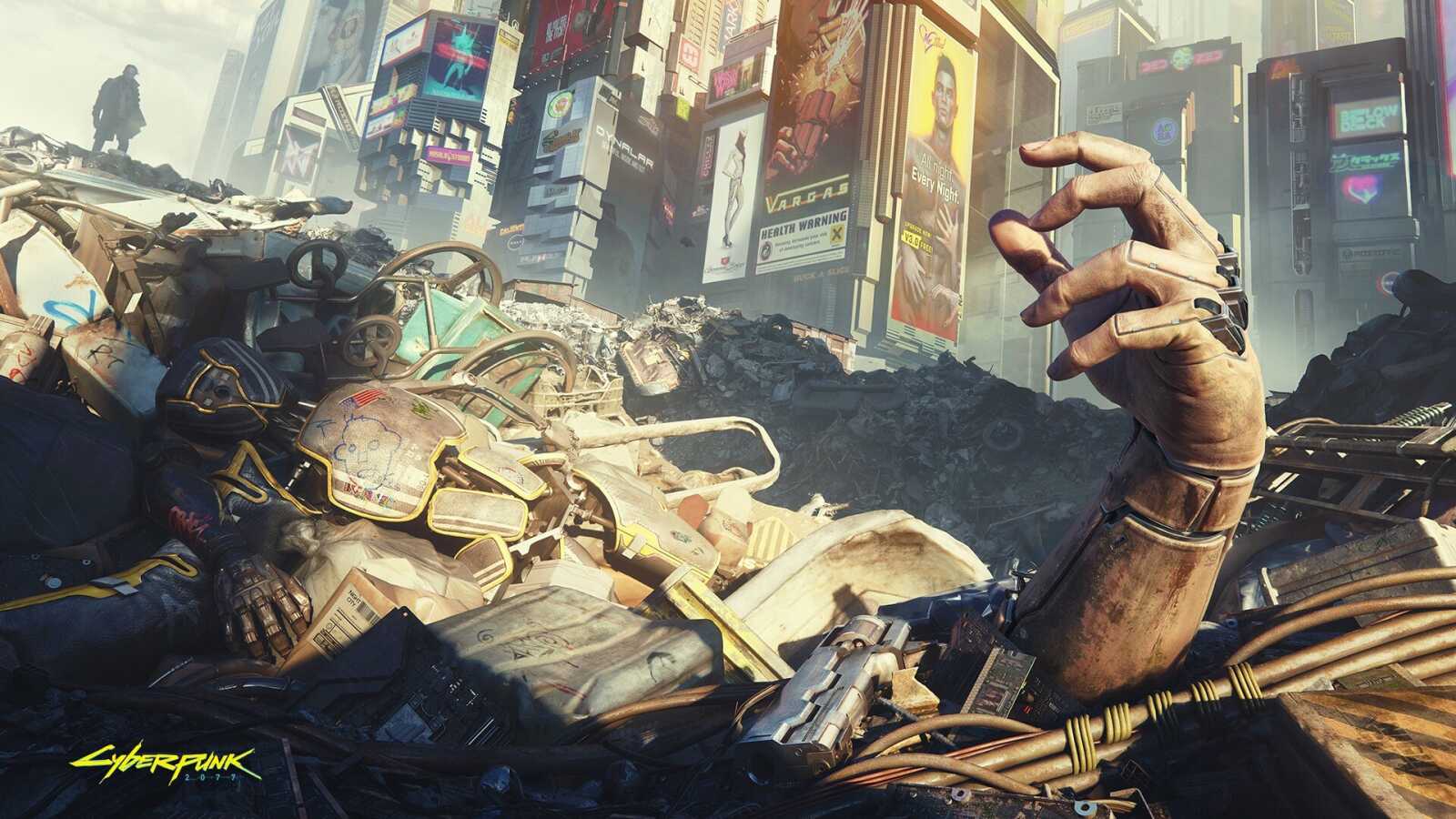 Cybernetic Arm In Trash