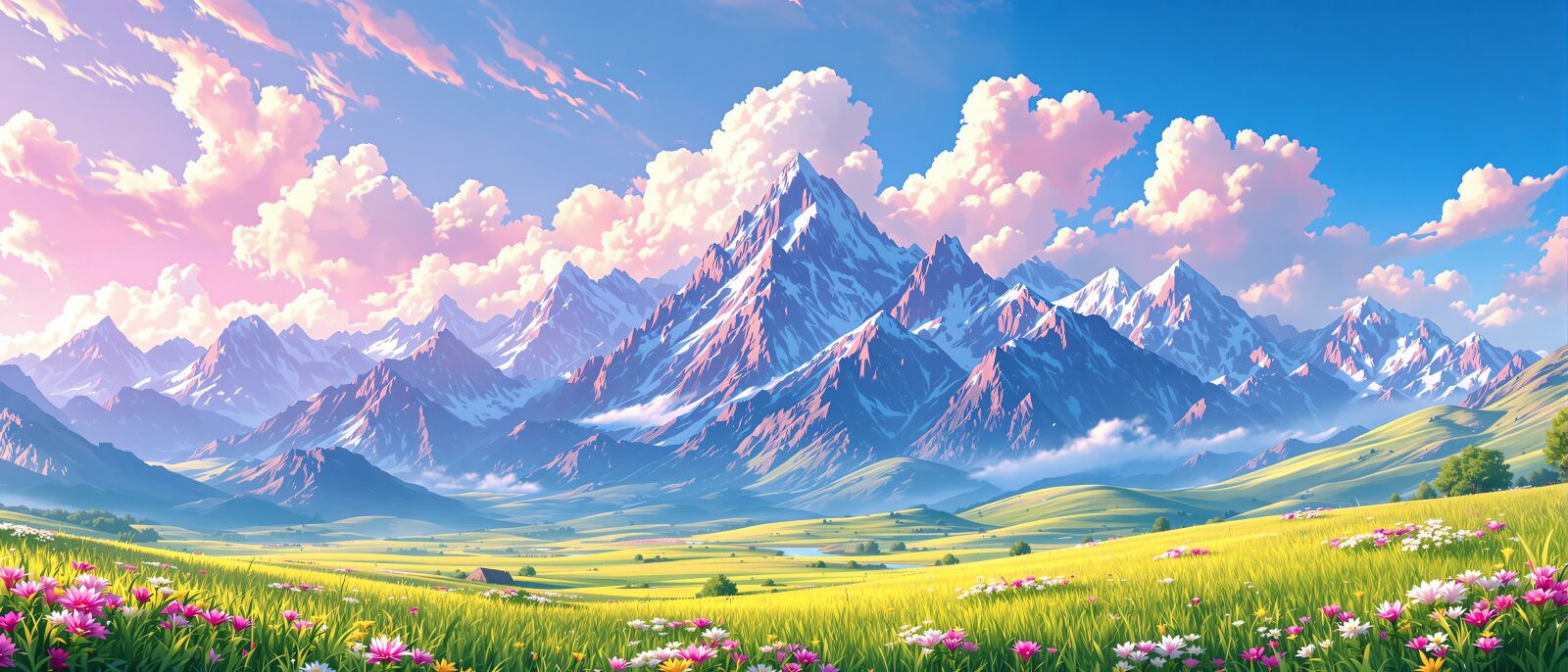 Pinkish Landscape
