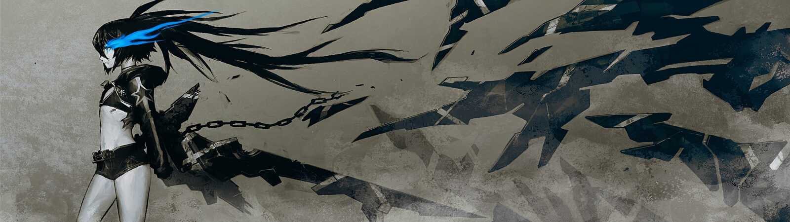 Desktop Dual Screen Black Rock Shooter - B...