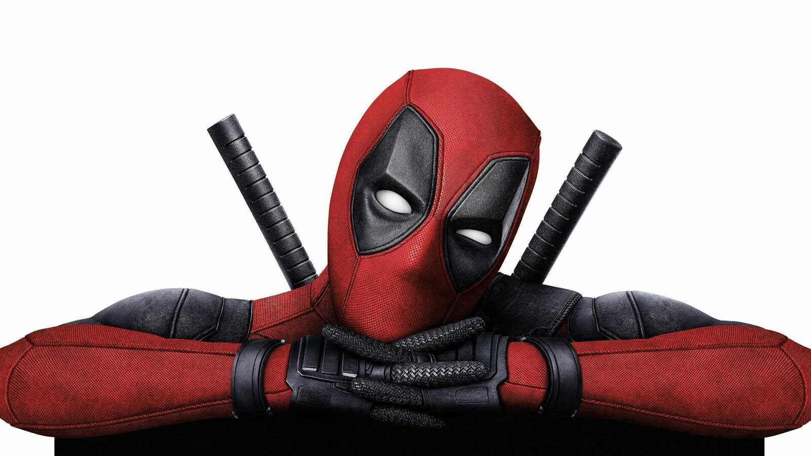 Deadpool Peeking Over Ledge