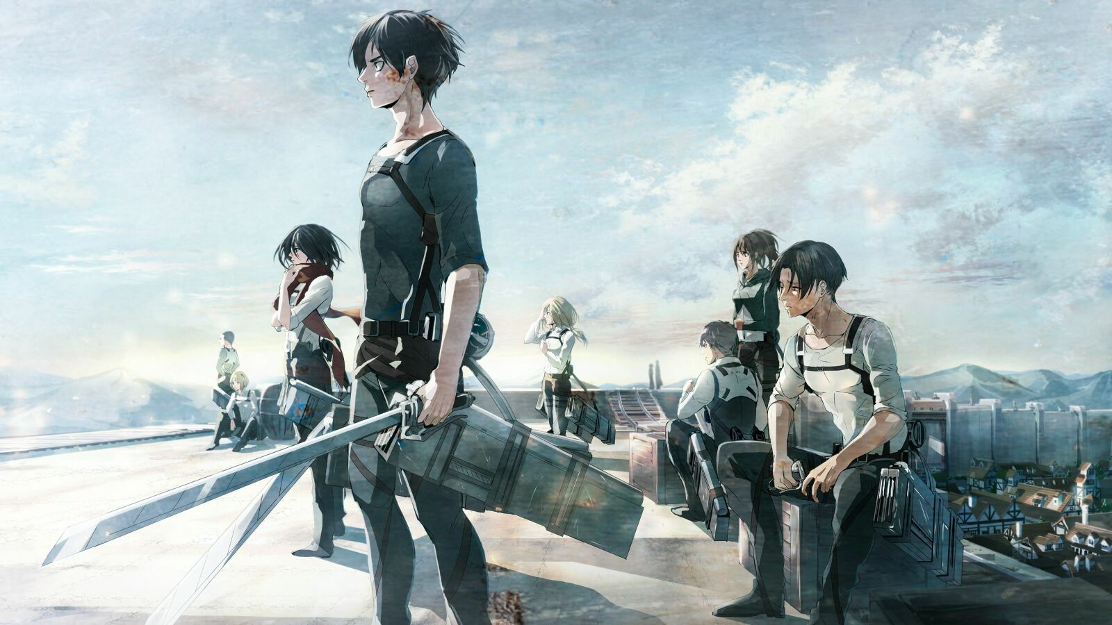 Desktop 4K Attack On Titan Tv Series - Att...