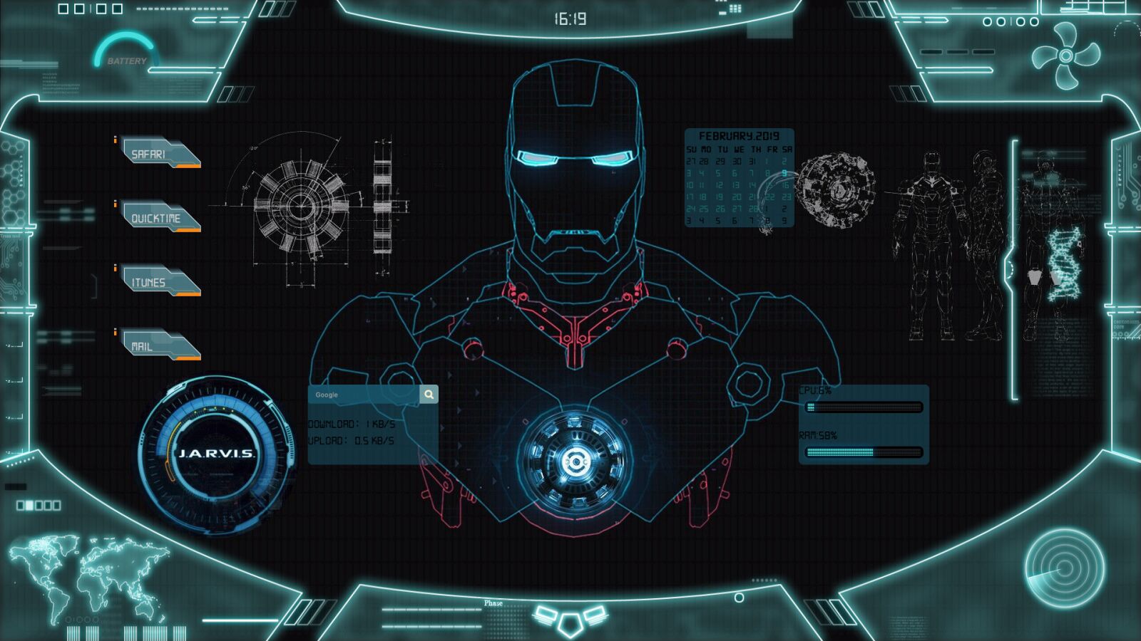 Jarvis (Iron Man) Wallpapers (25 images) - WallpaperCat