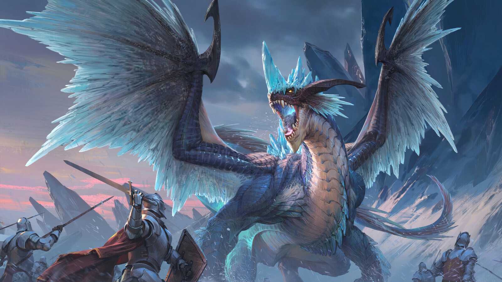 Roaring Ice Dragon