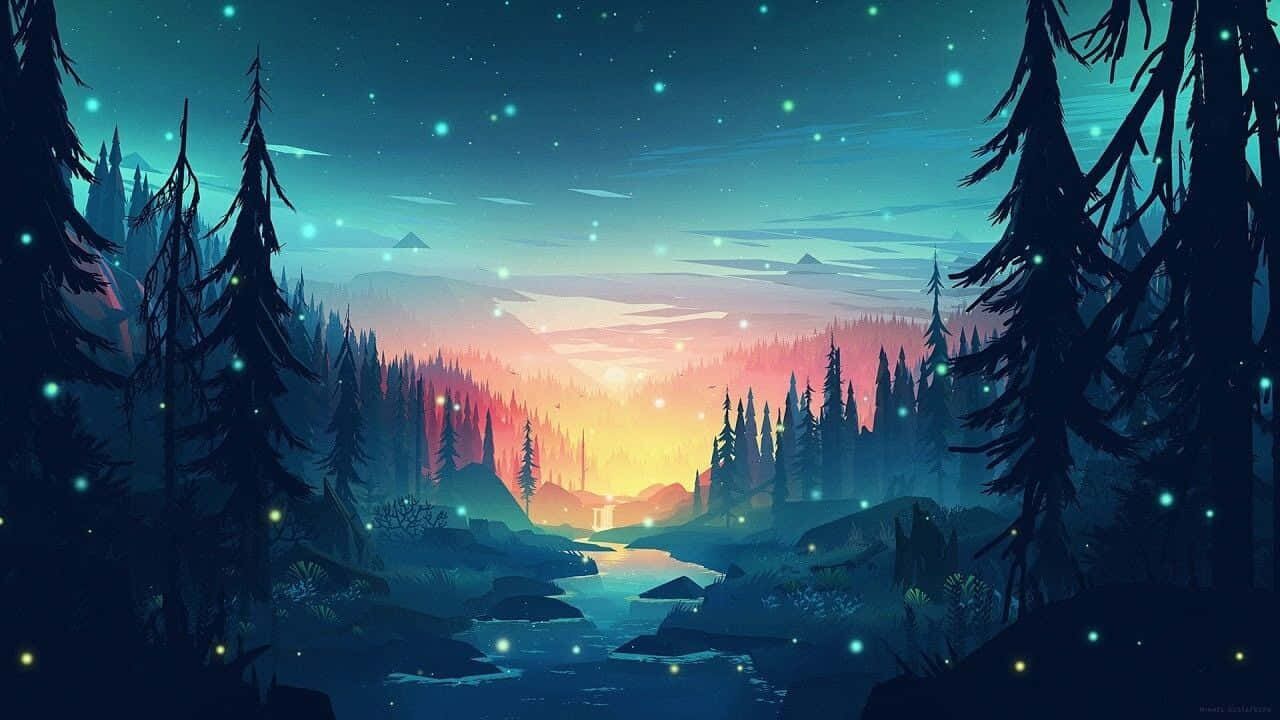 Desktop Hd Lofi Forest - Lofi Forest