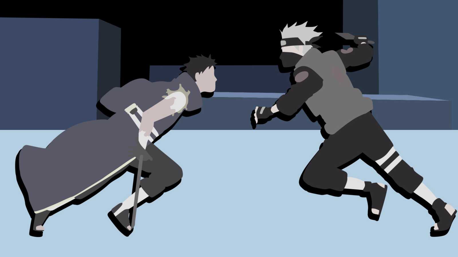 Desktop Hd Obito Vs Kakashi - Obito vs Kakashi