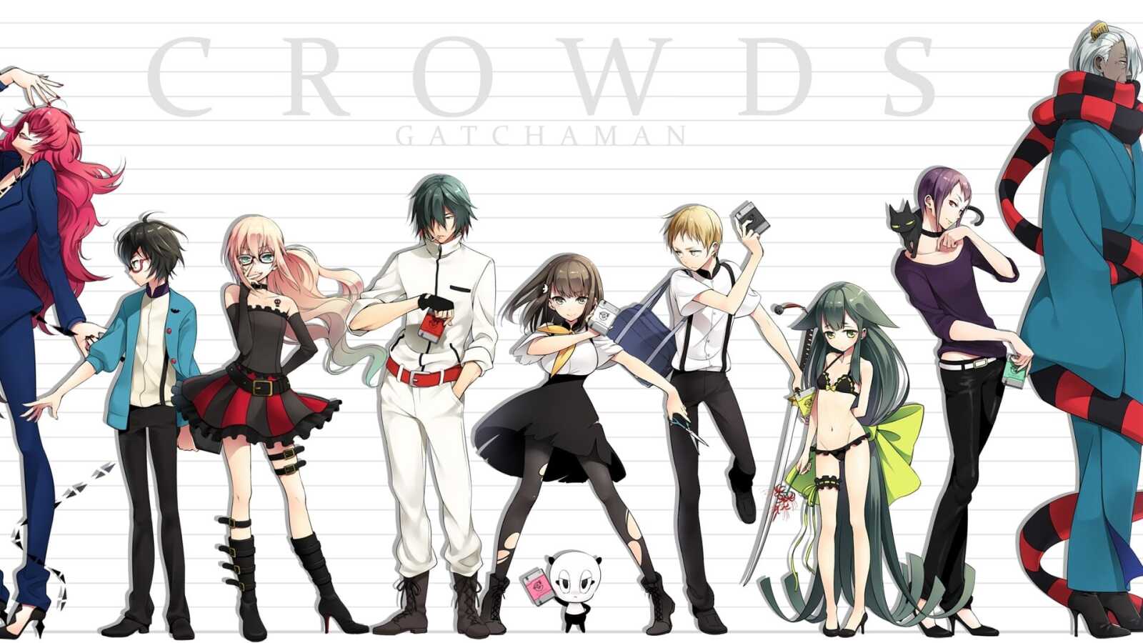 Desktop 1080P Gatchaman Crowds - Gatchaman Crowds