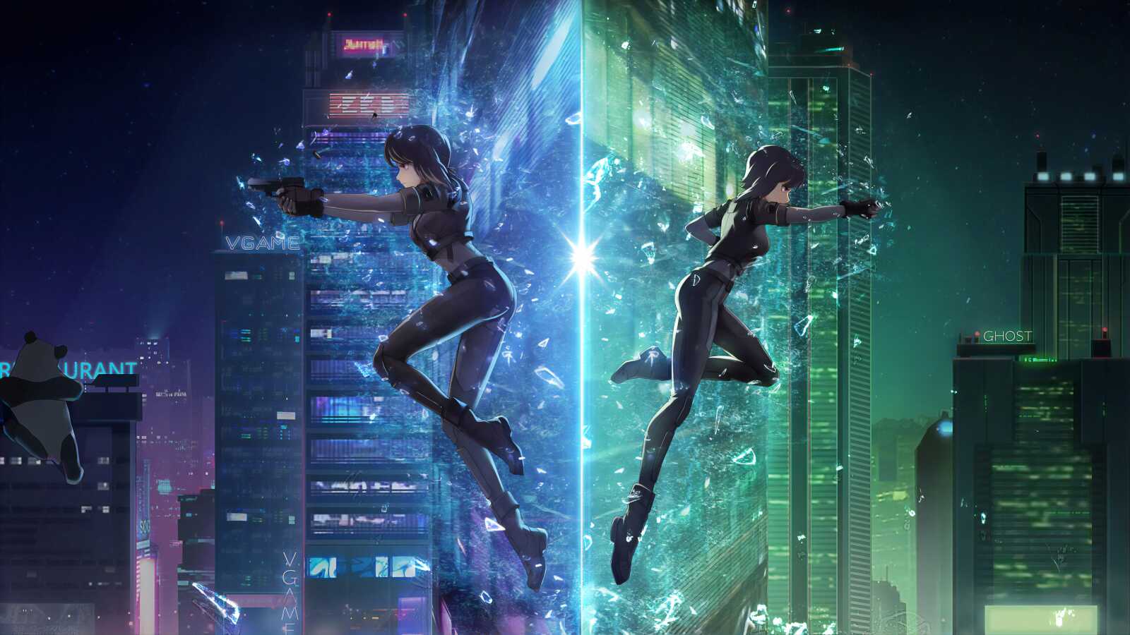 Desktop 4K Ghost In The Shell Anime - Ghos...