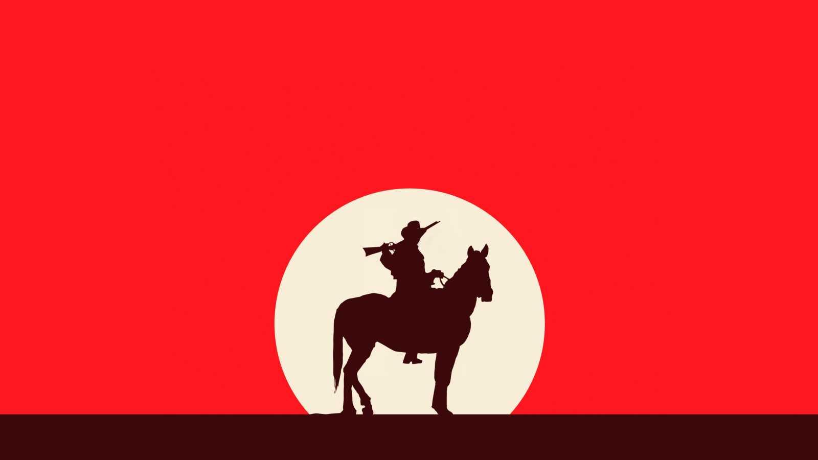 Cowboy On Horseback