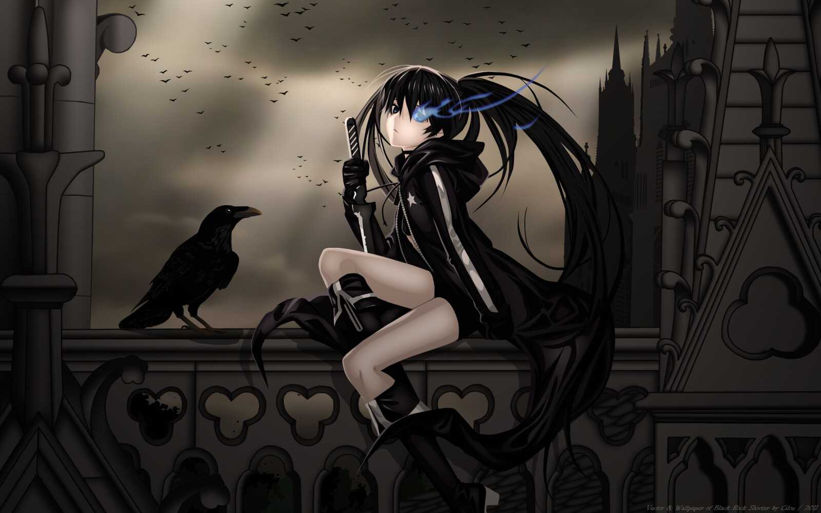 Desktop Hd Black Rock Shooter - Black Rock Shooter